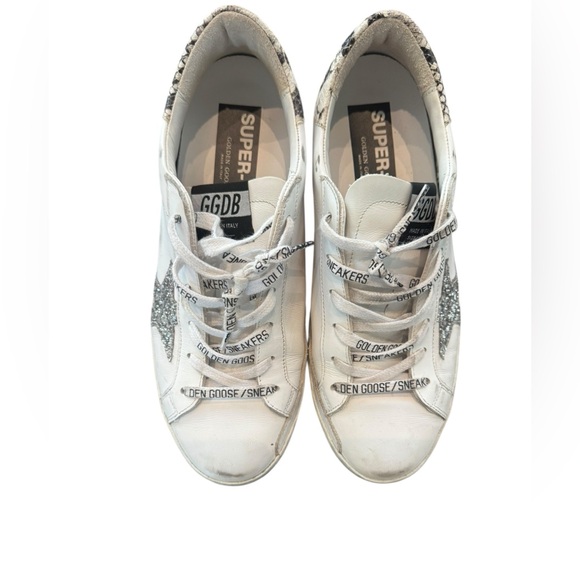 Golden Goose Classic Glitter Star Snakeskin - Picture 6 of 10